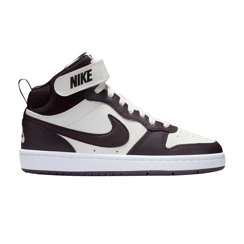 Кроссовки Nike Court Borough Mid 2 GS 'Burgundy White'