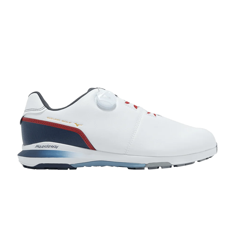 Кроссовки Mizuno Nexlite Enerzy BOA 4E Wide 'White Navy'