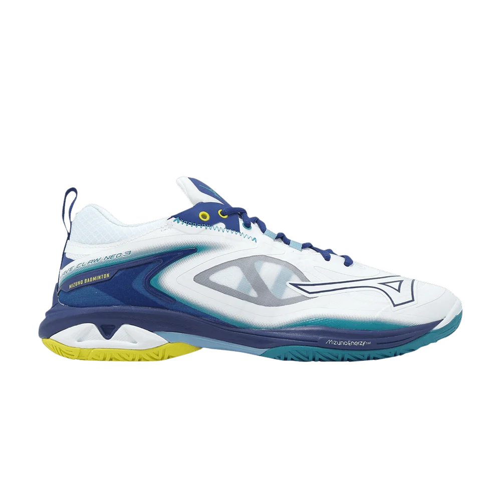 Кроссовки Mizuno Wave Claw Neo 3 Wide 'White Navy'
