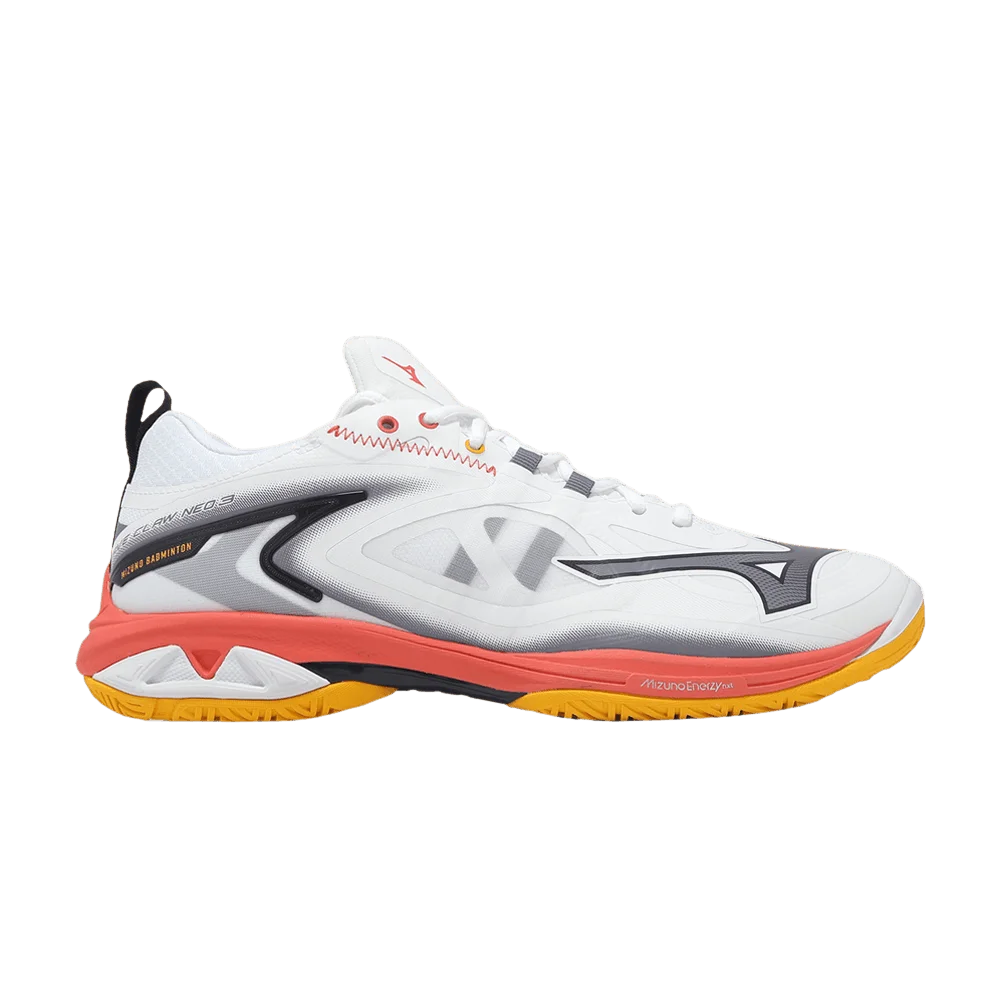 Кроссовки Mizuno Wave Claw Neo 3 Wide 'White Grey Pink'