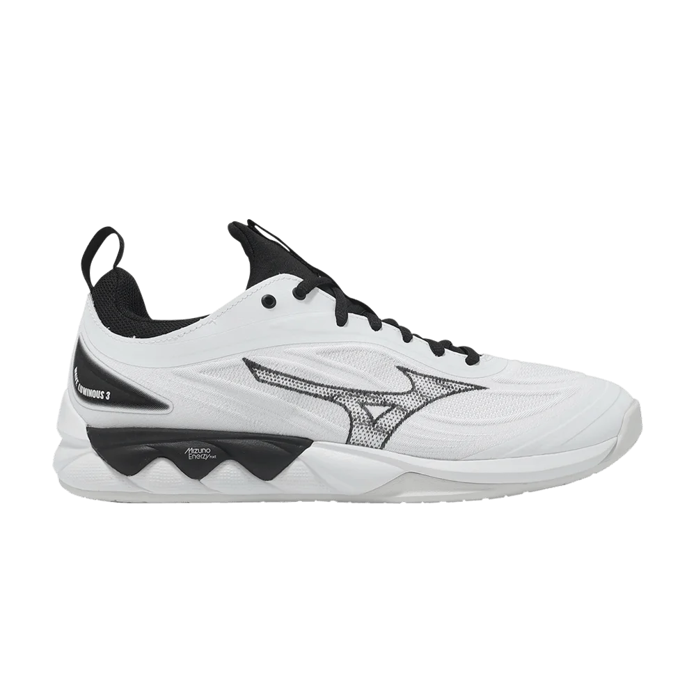 Кроссовки Mizuno Wave Luminous 3 Wide 'White Black'