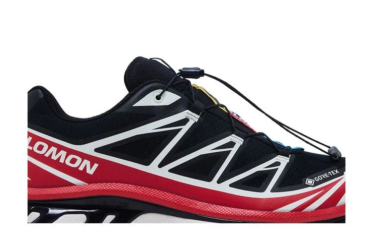 Кроссовки Salomon XT-6 GORE-TEX 'Black Flame Scarlet'