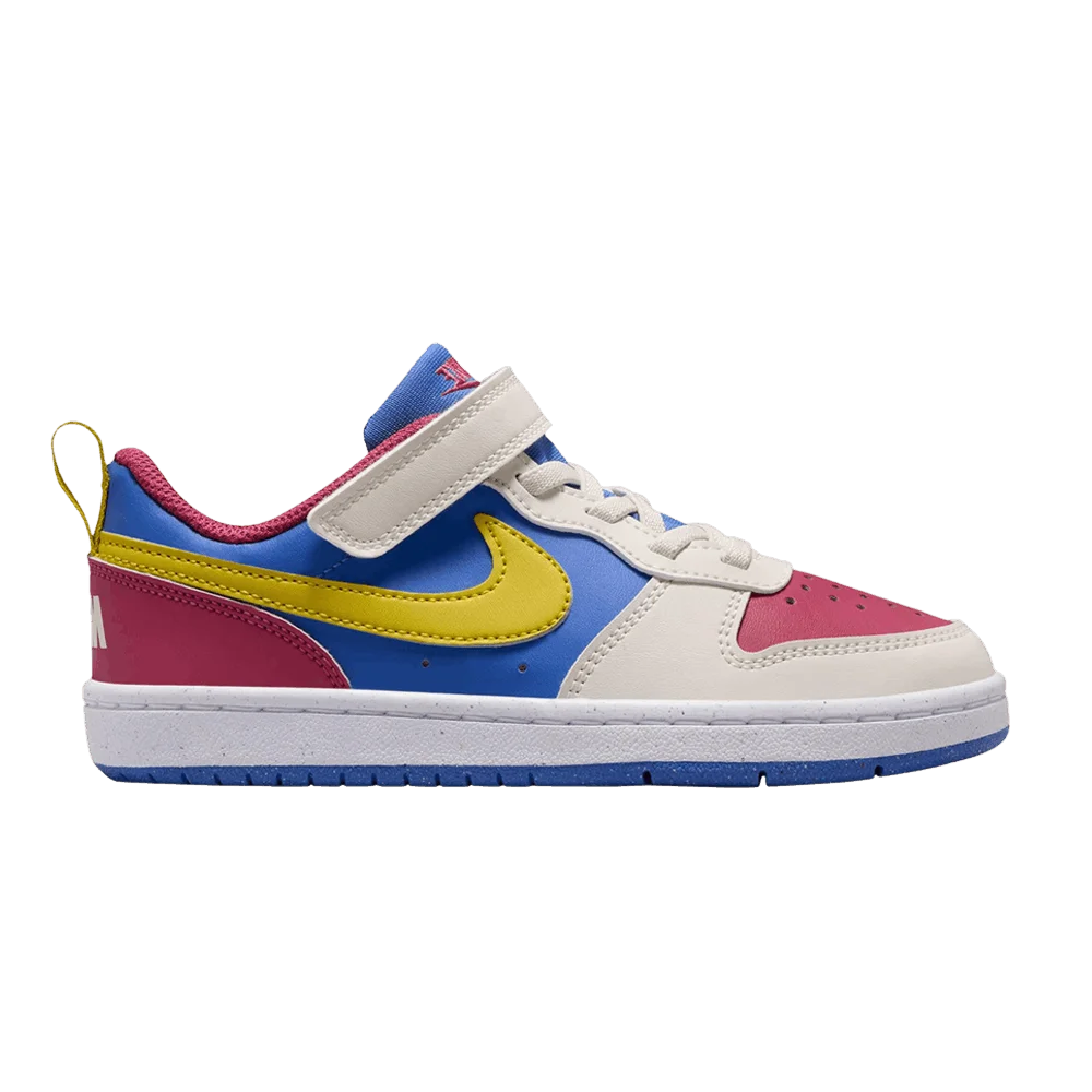 Кроссовки Nike Court Borough Low Recraft PS 'Sweet Beet Comet Blue Citron'