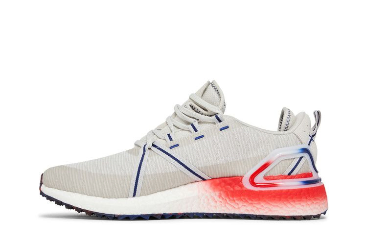 Кроссовки adidas Solarthon Primegreen Spikeless Golf 'Grey Vivid Red'