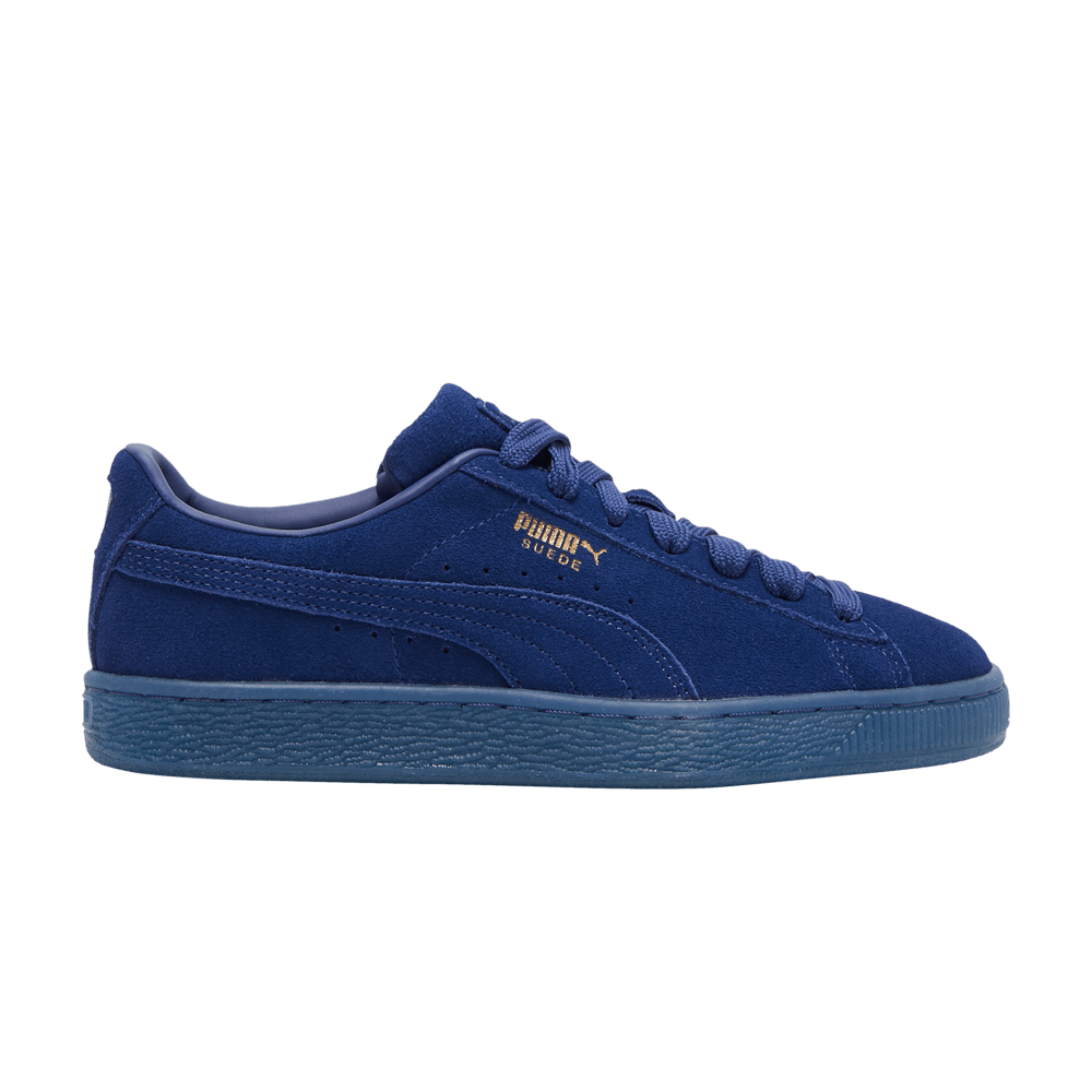 Кроссовки Puma Suede Classic Jr 'Mono Gold - Elektro Blue'