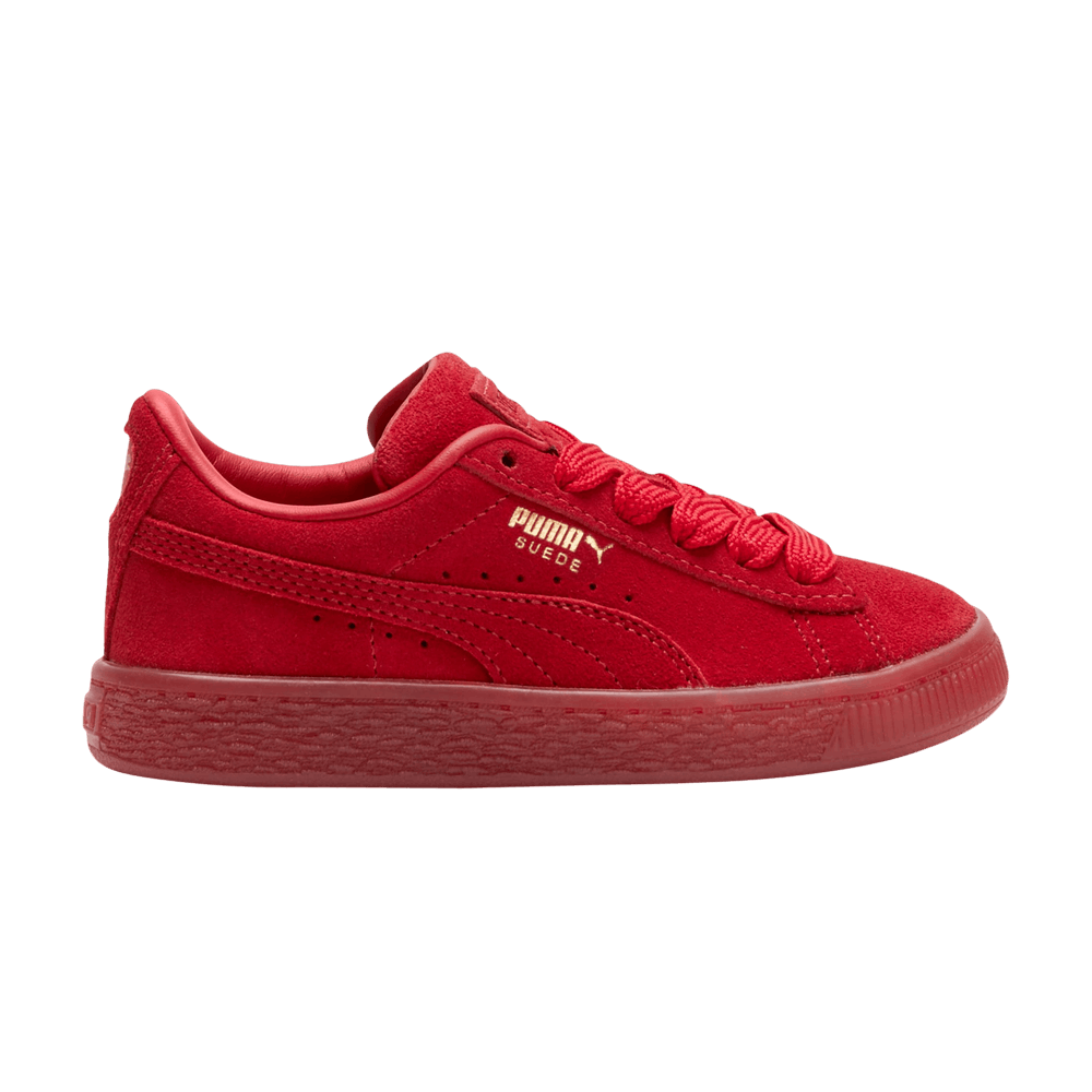 Кроссовки Puma Suede Classic Little Kid 'Mono Gold - Red'