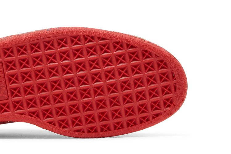 Кроссовки Puma Suede Triplex Mono 'Red Paint Splatter'