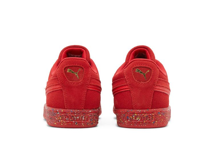 Кроссовки Puma Suede Triplex Mono 'Red Paint Splatter'