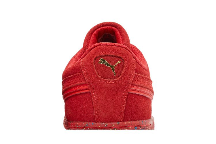 Кроссовки Puma Suede Triplex Mono 'Red Paint Splatter'