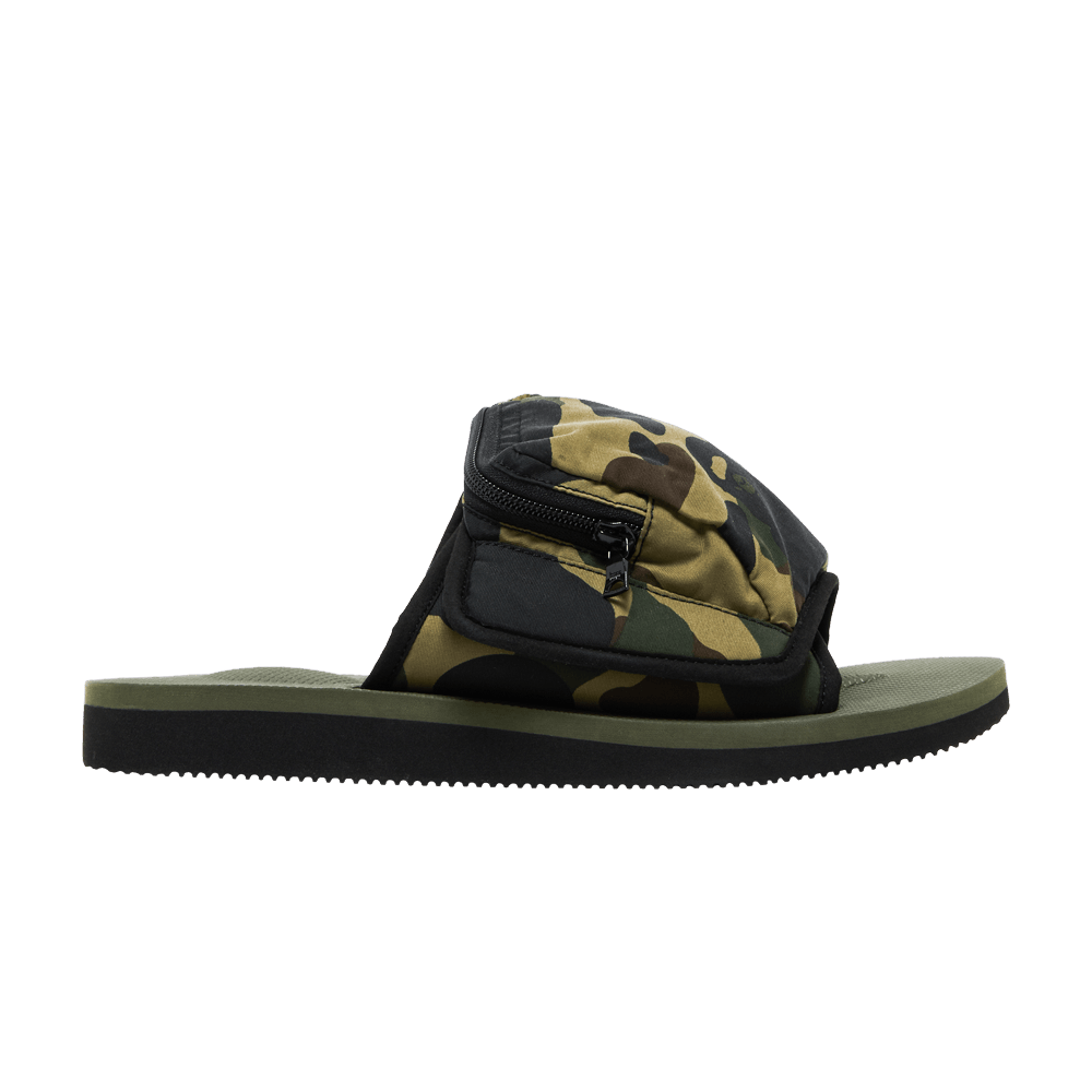 Кроссовки BAPE Suicoke x Camo Dao Sandal 'Green'