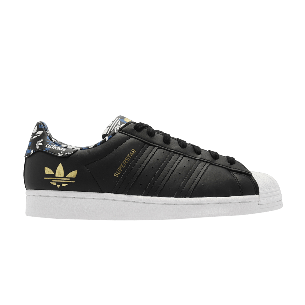 Кроссовки adidas Superstar 'Black Gold Metallic'