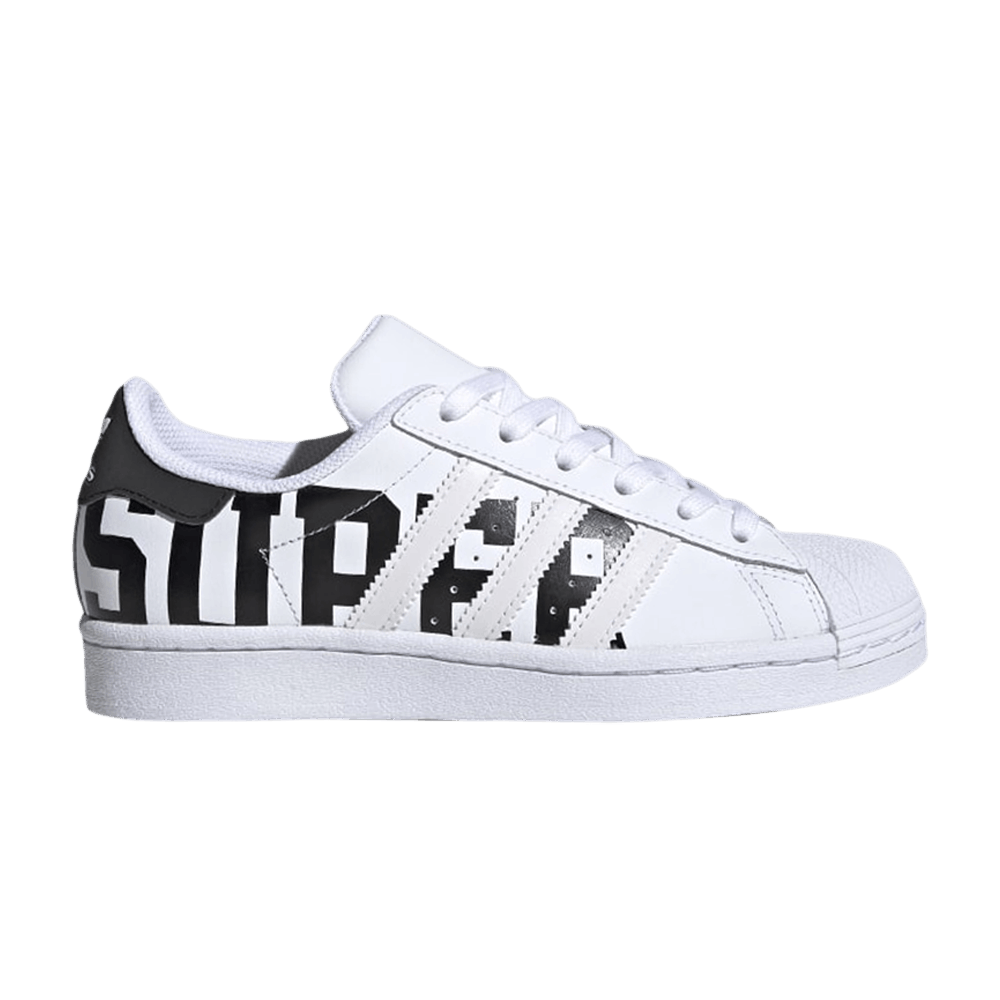 Кроссовки adidas Superstar J 'White Black'