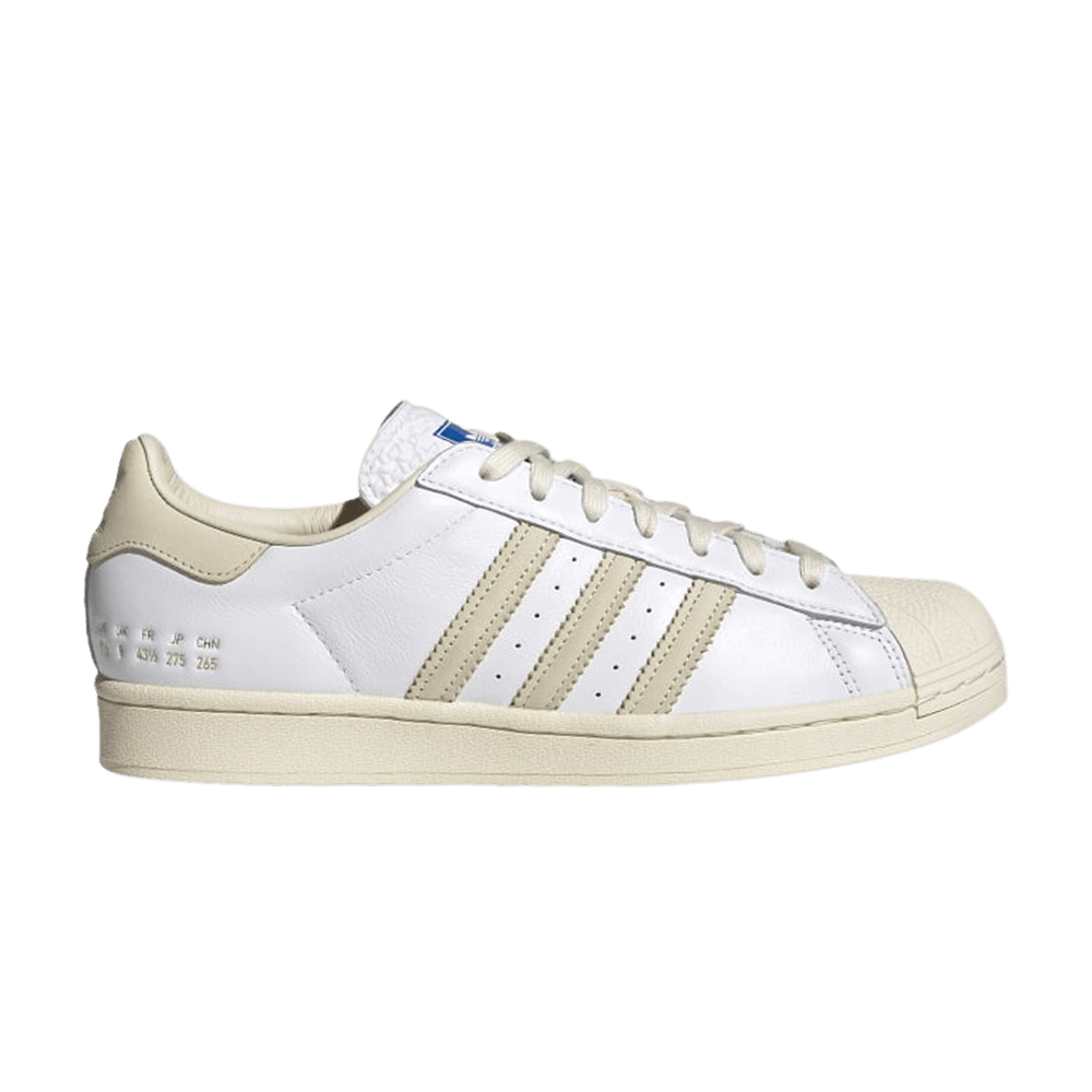 Кроссовки adidas Superstar 'Size Tag - Cream White'