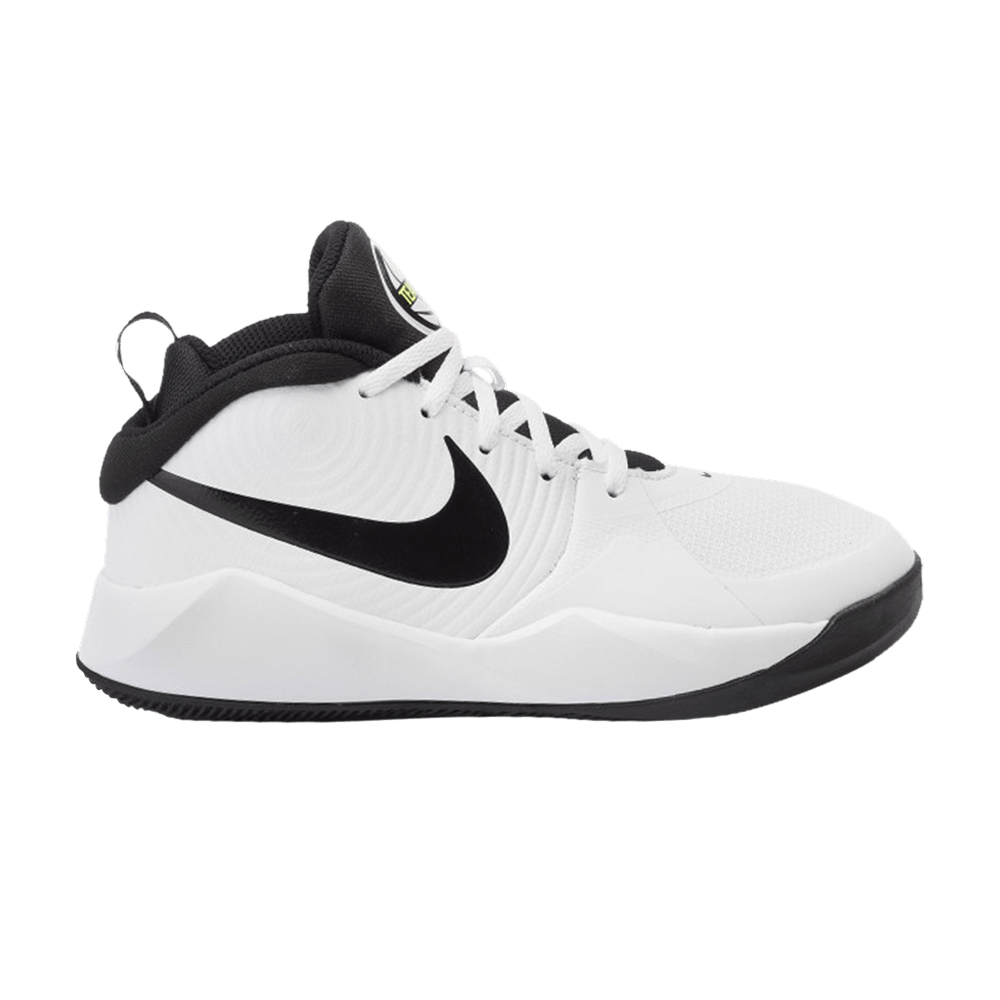 Кроссовки Nike Team Hustle D9 GS 'White Black'