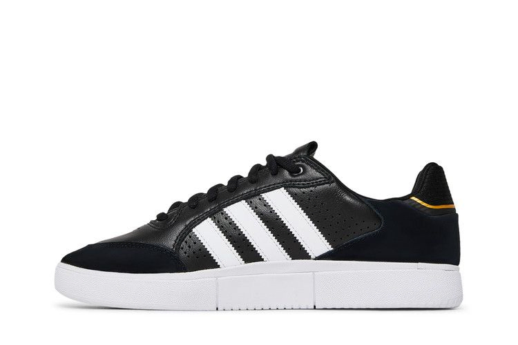 Кроссовки adidas Tyshawn Low 'Black Gold Metallic Leather'