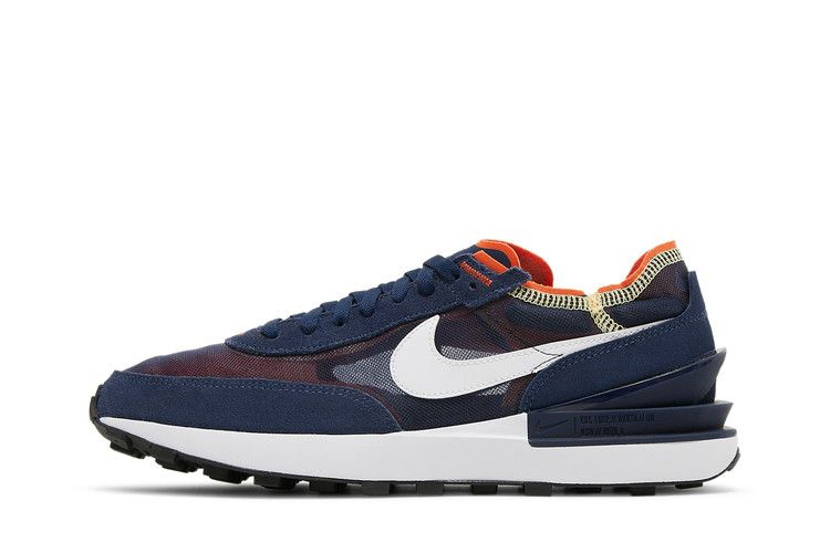Кроссовки Nike Waffle One 'Midnight Navy Orange Melon Tint'