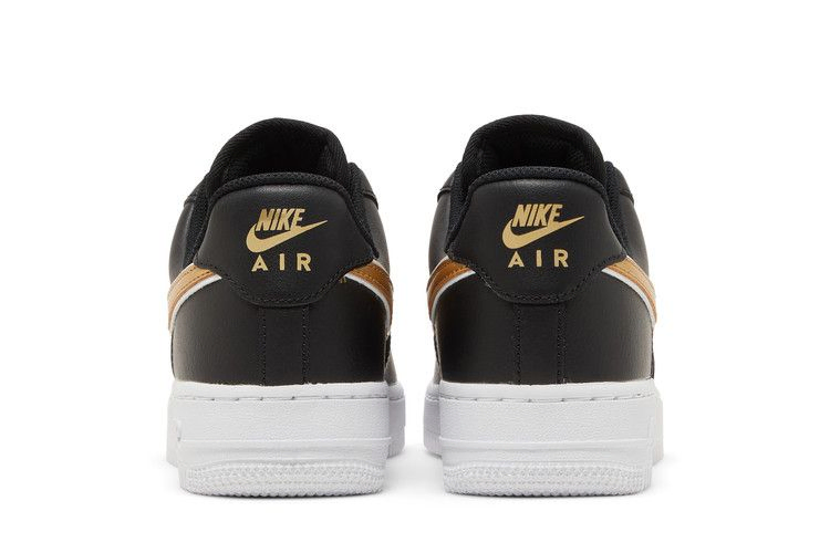 Кроссовки Nike Wmns Air Force 1 '07 Essential 'Black Metallic Gold'
