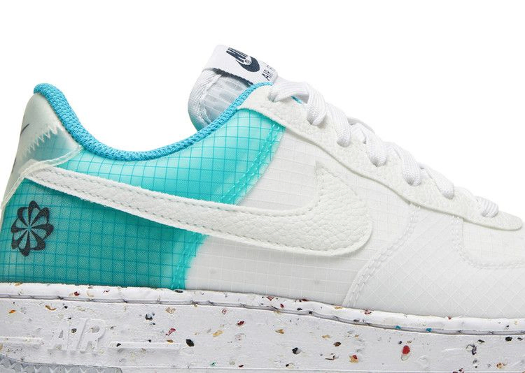 Кроссовки Nike Wmns Air Force 1 Crater 'Move To Zero - White Dynamic Turquoise'