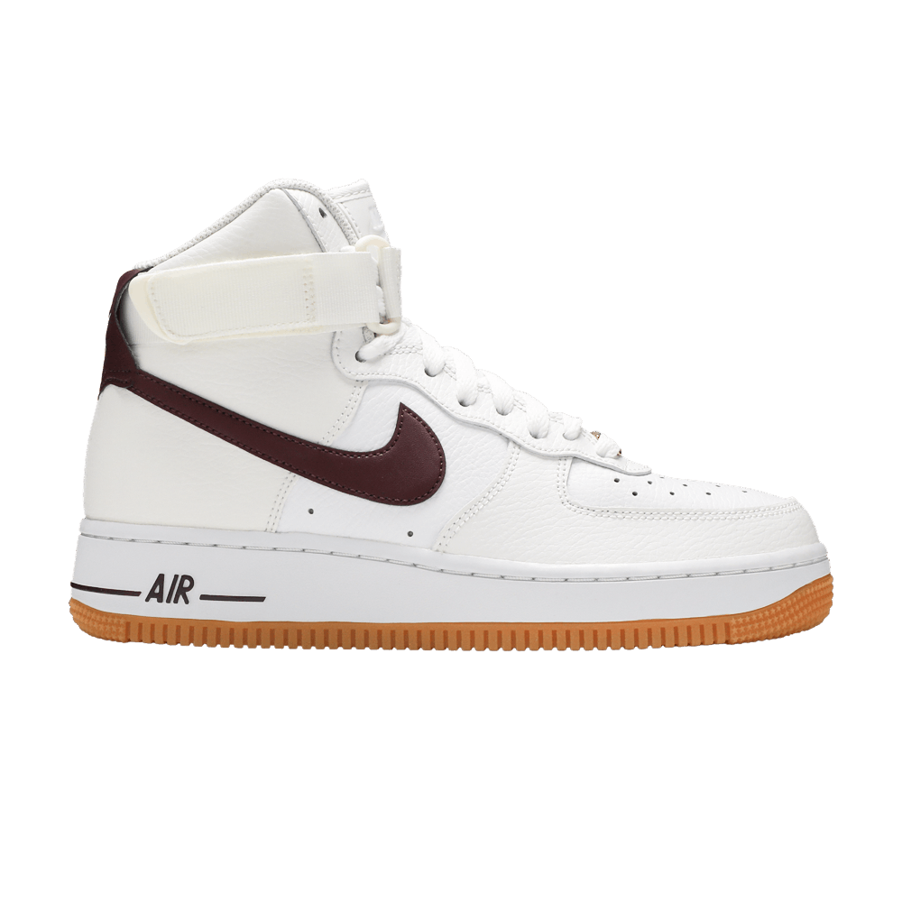 Кроссовки Nike Wmns Air Force 1 High 'White Night Maroon'