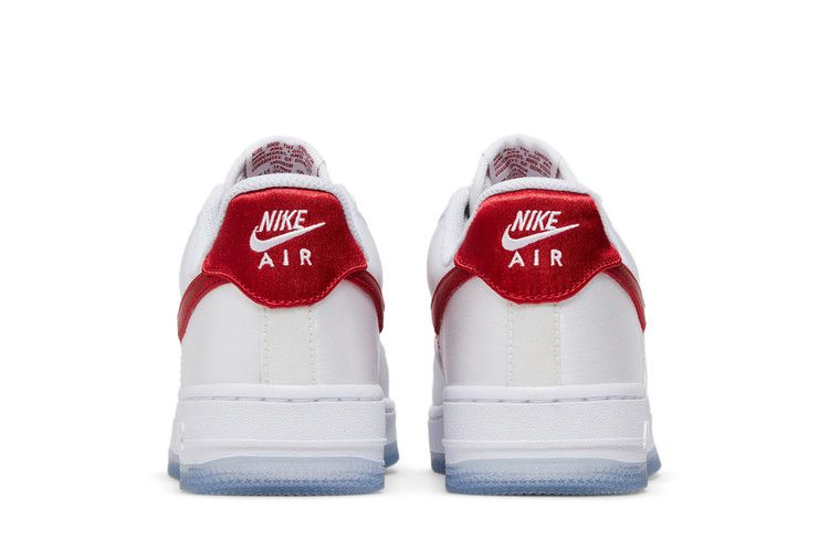 Кроссовки Nike Wmns Air Force 1 Low 'Satin - White Gym Red'