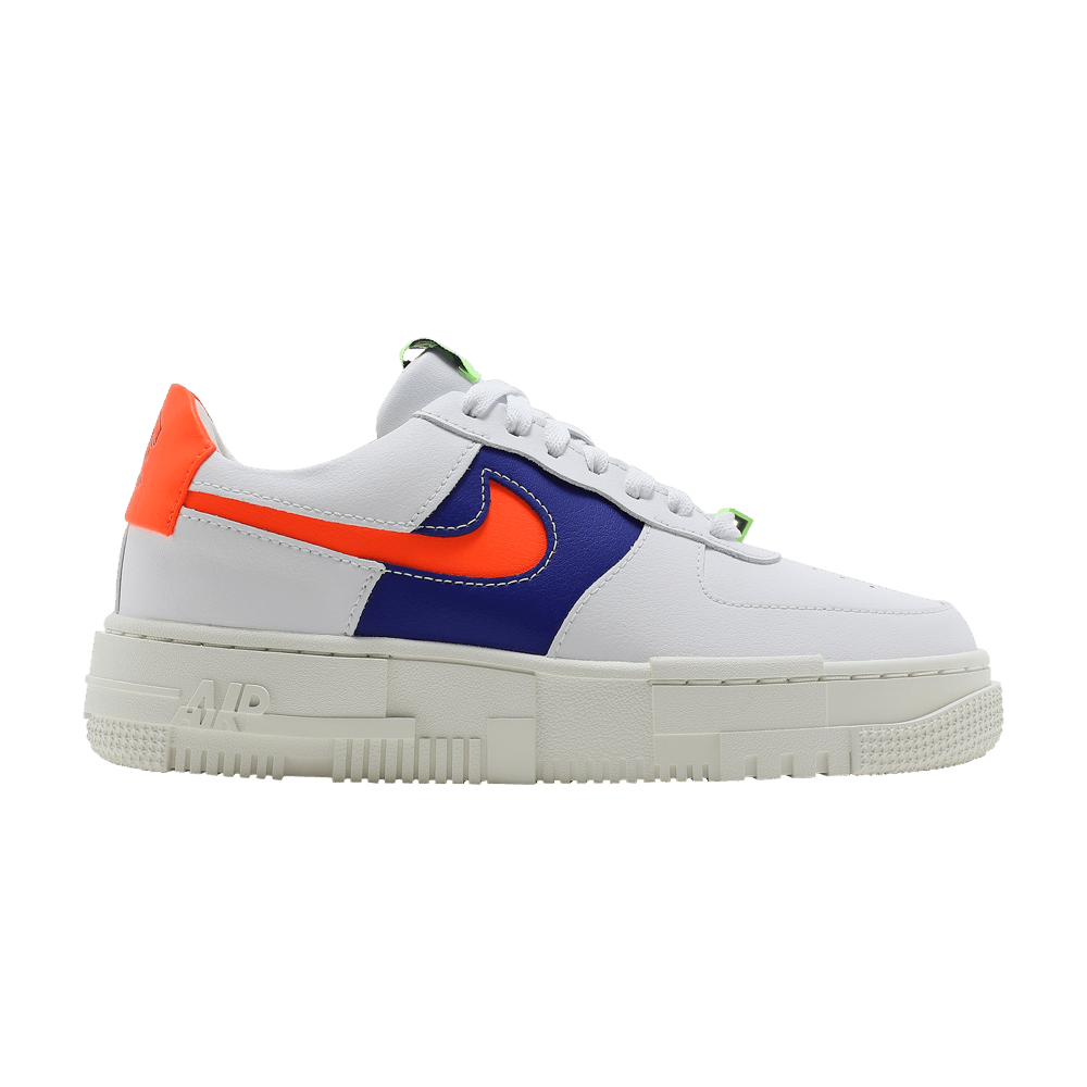 Кроссовки Nike Wmns Air Force 1 Pixel 'White Concord Crimson'
