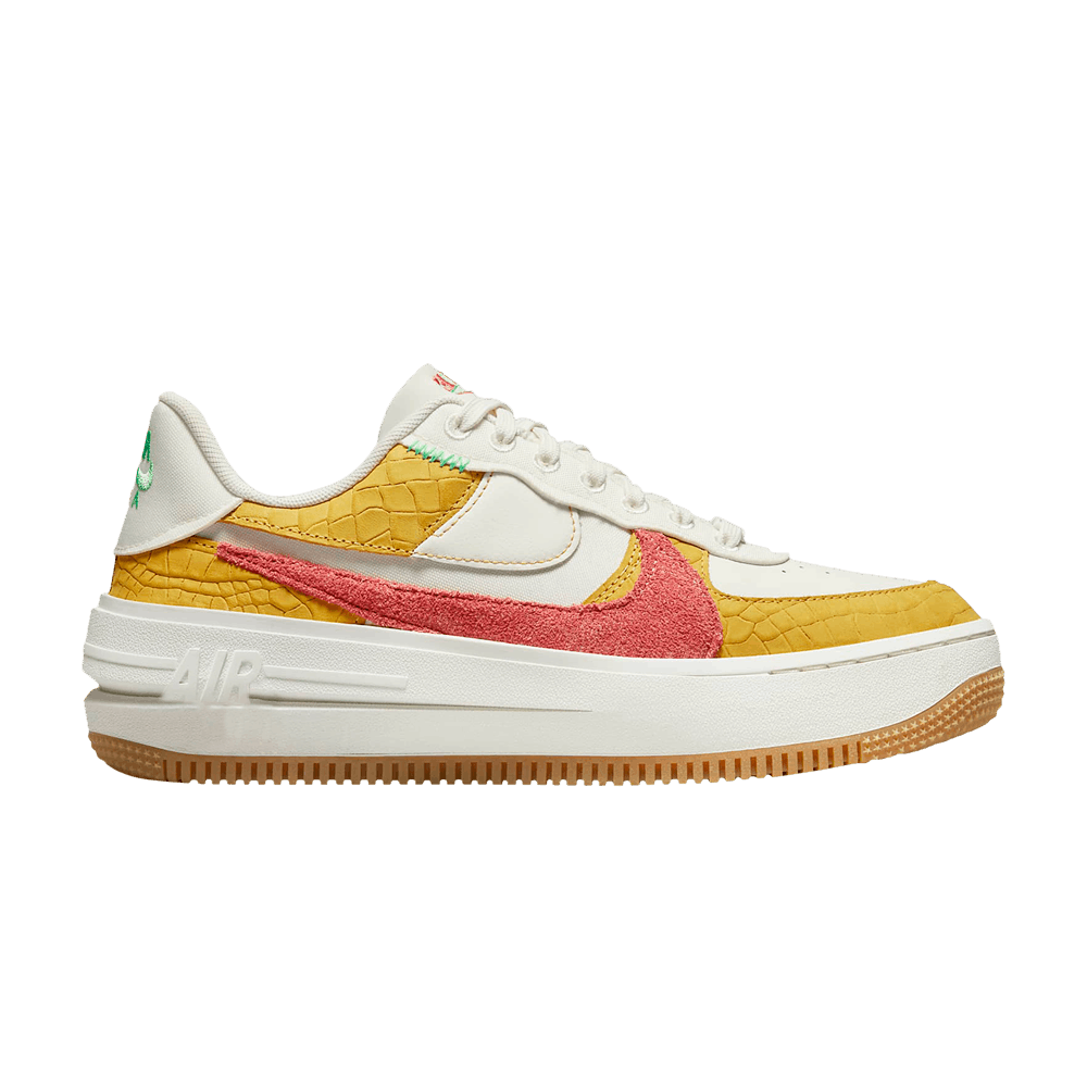 Кроссовки Nike Wmns Air Force 1 PLT.AF.ORM LV8 'Yellow Ochre Magic Ember'