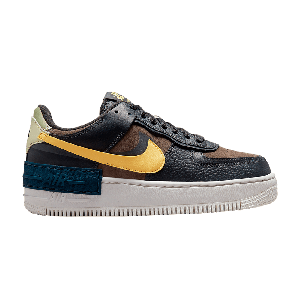 Кроссовки Nike Wmns Air Force 1 Shadow 'Off Noir Saturn Gold'
