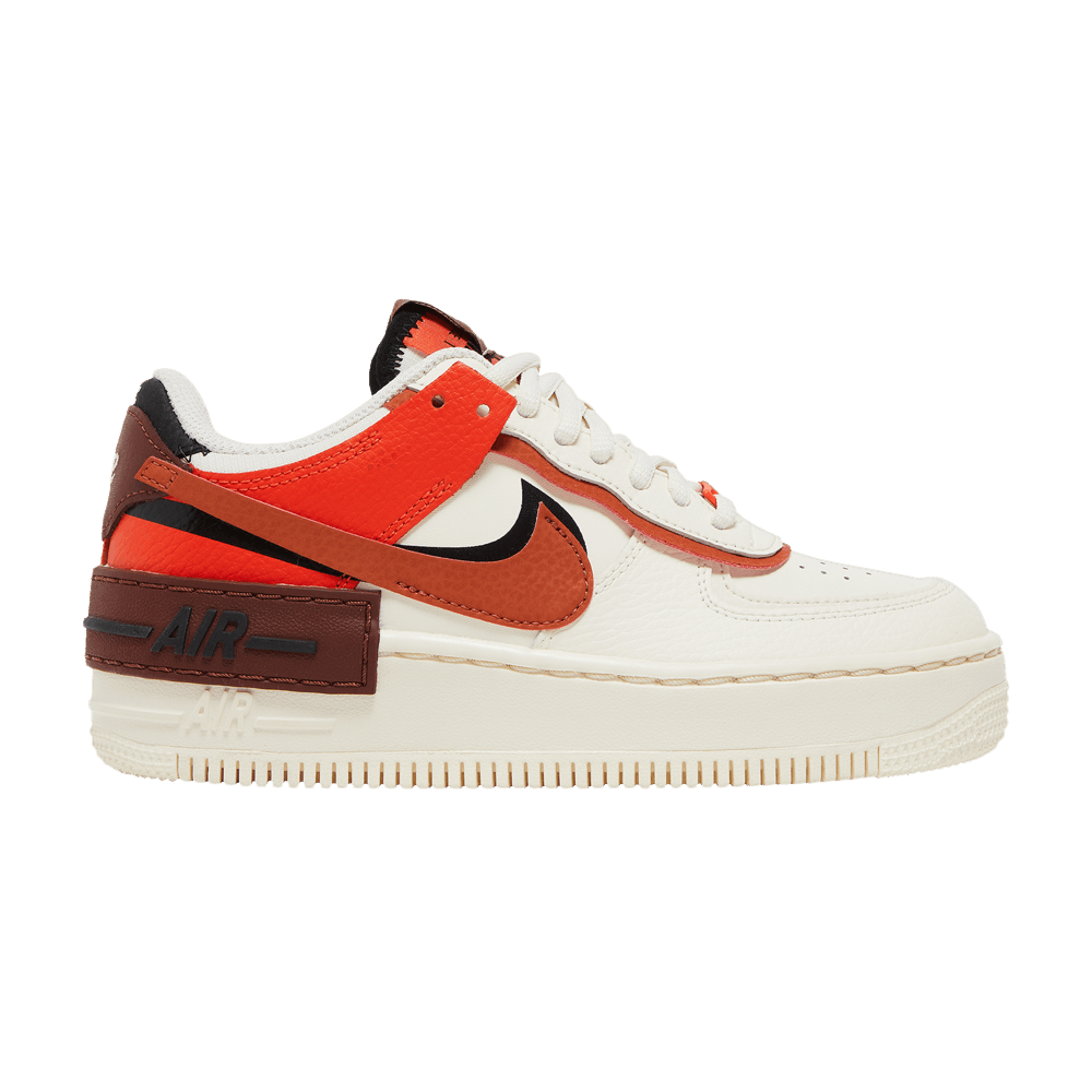 Кроссовки Nike Wmns Air Force 1 Shadow 'Pale Ivory Oxen Brown'
