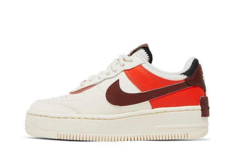 Кроссовки Nike Wmns Air Force 1 Shadow 'Pale Ivory Oxen Brown'