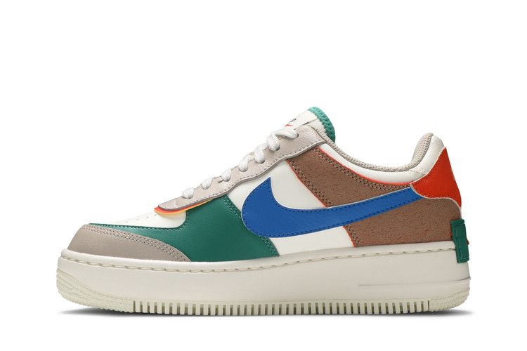 Кроссовки Nike Wmns Air Force 1 Shadow 'Sail Signal Blue Green'