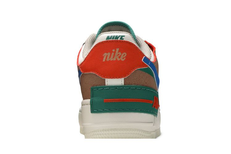 Кроссовки Nike Wmns Air Force 1 Shadow 'Sail Signal Blue Green'