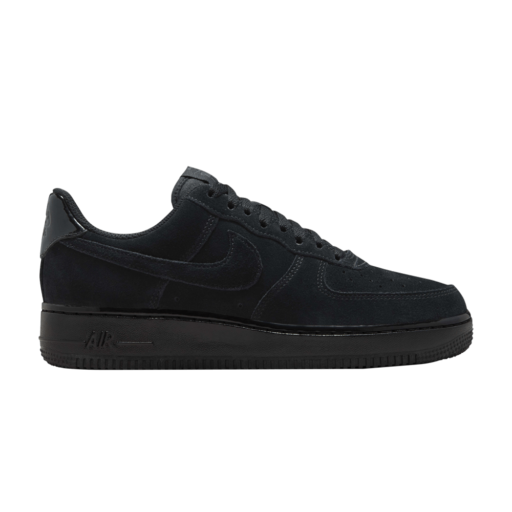 Кроссовки Nike Wmns Air Force 1 'Triple Black Suede'