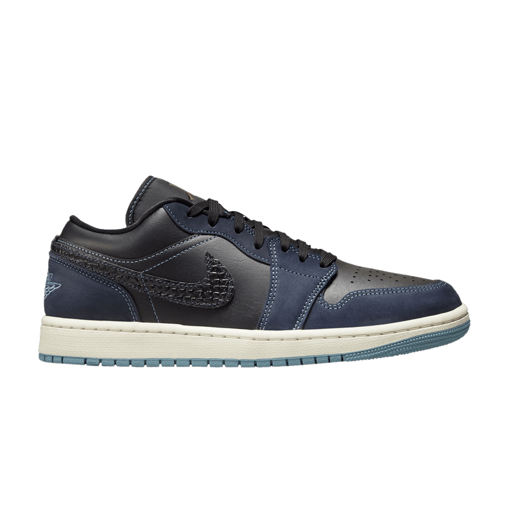 Кроссовки Wmns Air Jordan 1 Low SE 'Black Dark Obsidian'