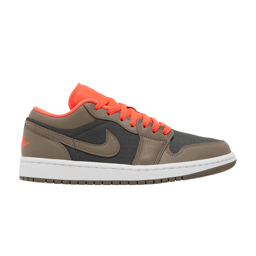 Кроссовки Wmns Air Jordan 1 Low SE 'Black Olive Bright Crimson'