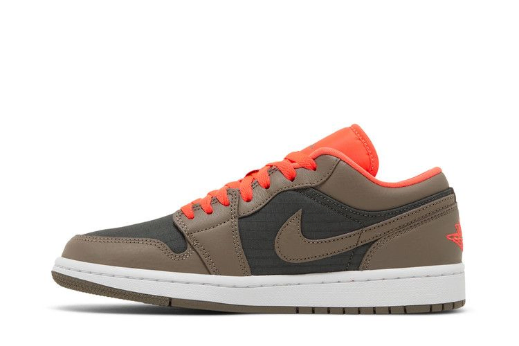 Кроссовки Wmns Air Jordan 1 Low SE 'Black Olive Bright Crimson'