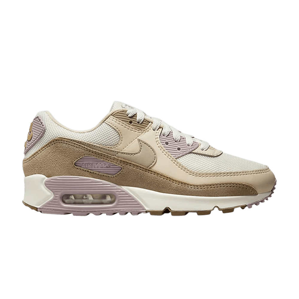 Кроссовки Nike Wmns Air Max 90 'Brown Kelp Light Violet Ore'