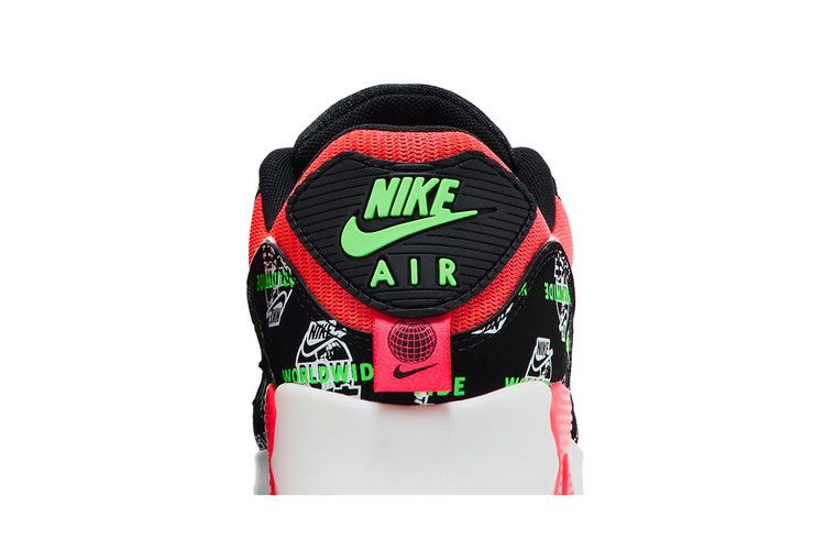 Кроссовки Nike Wmns Air Max 90 SE 'Worldwide - Black Katakana Logo'