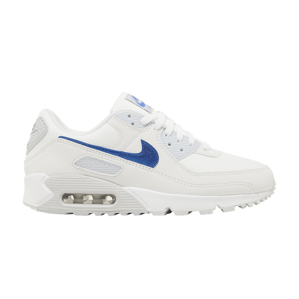 Кроссовки Nike Wmns Air Max 90 'White Metallic Blue'