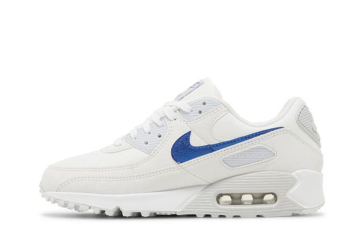 Кроссовки Nike Wmns Air Max 90 'White Metallic Blue'