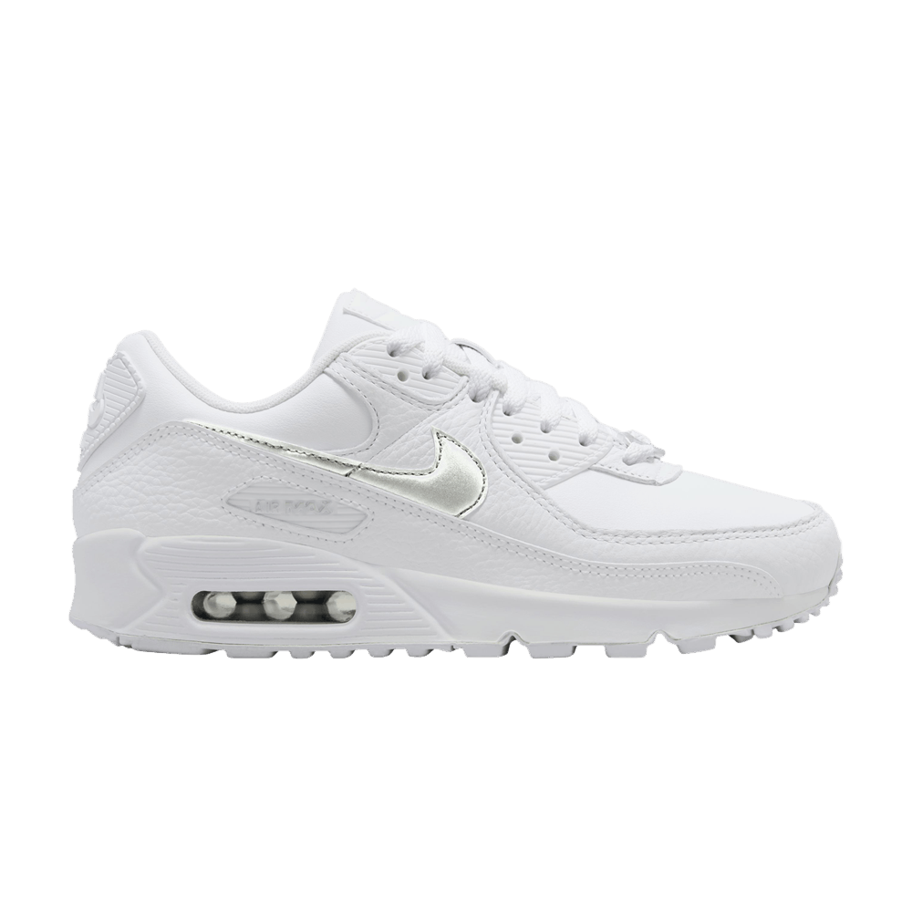 Кроссовки Nike Wmns Air Max 90 'White Metallic Silver'