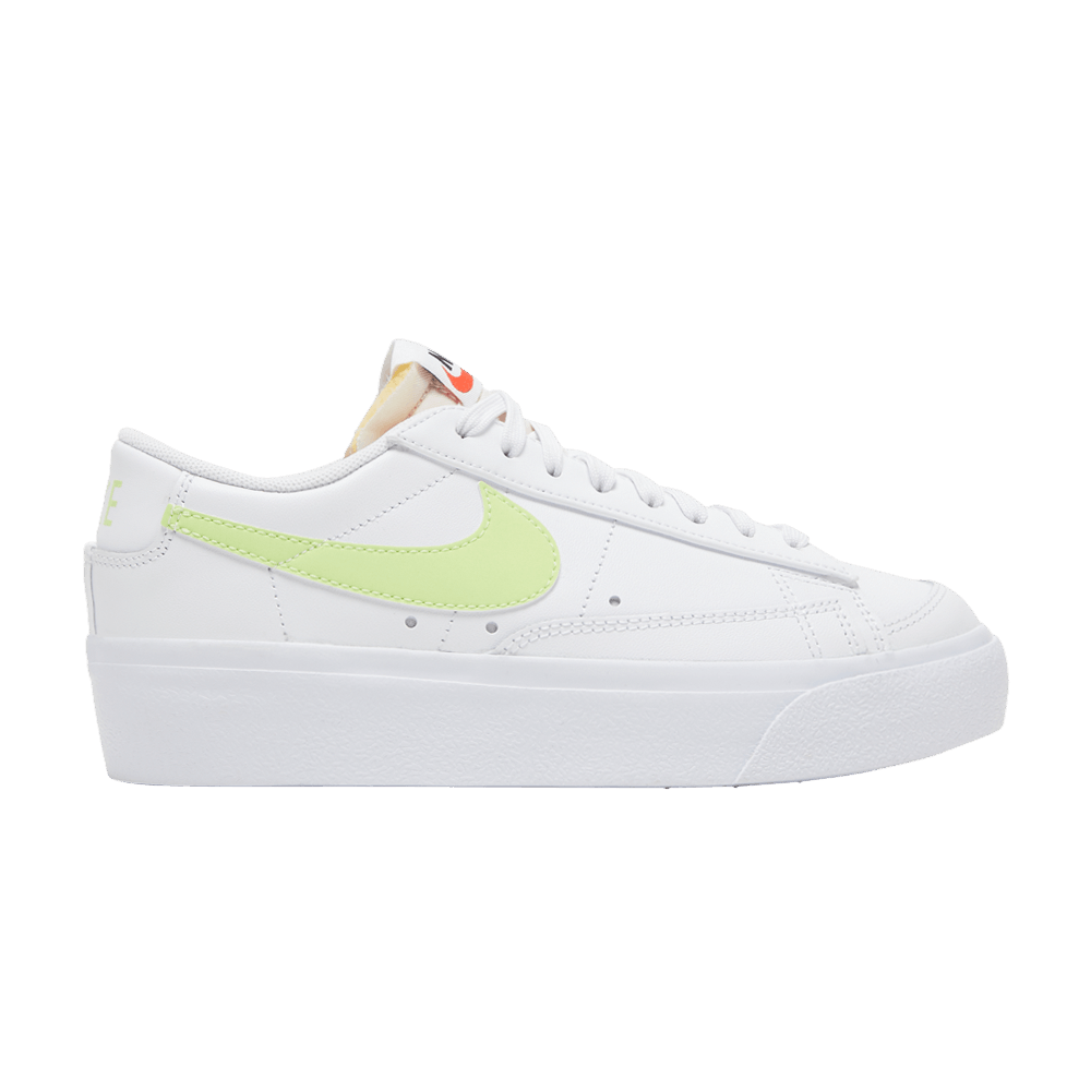 Кроссовки Nike Wmns Blazer Low Platform 'White Light Lemon Twist'
