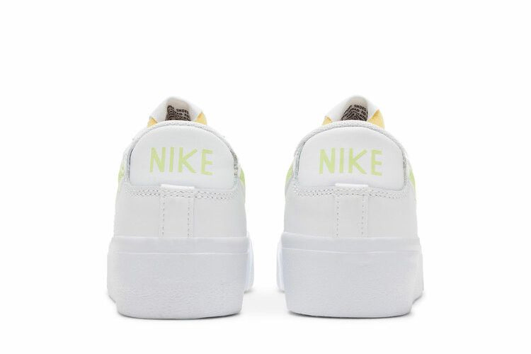 Кроссовки Nike Wmns Blazer Low Platform 'White Light Lemon Twist'