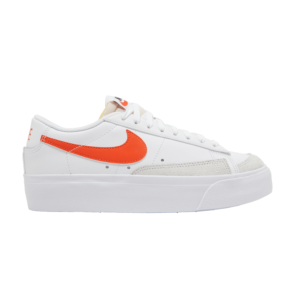 Кроссовки Nike Wmns Blazer Low Platform 'White Orange'