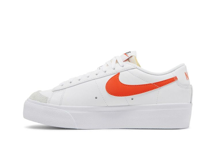 Кроссовки Nike Wmns Blazer Low Platform 'White Orange'