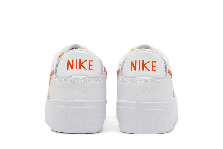 Кроссовки Nike Wmns Blazer Low Platform 'White Orange'