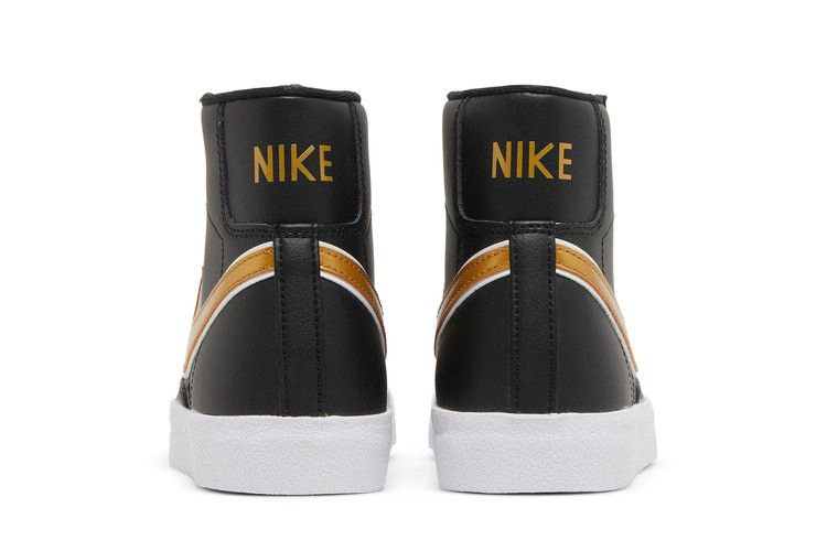 Кроссовки Nike Wmns Blazer Mid '77 Essential 'Black Metallic Gold'