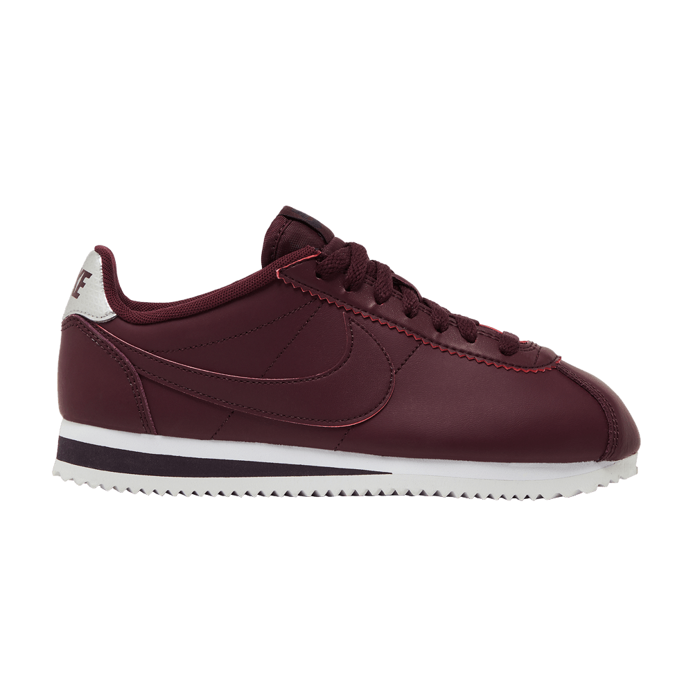 Кроссовки Nike Wmns Classic Cortez Leather 'Night Maroon'