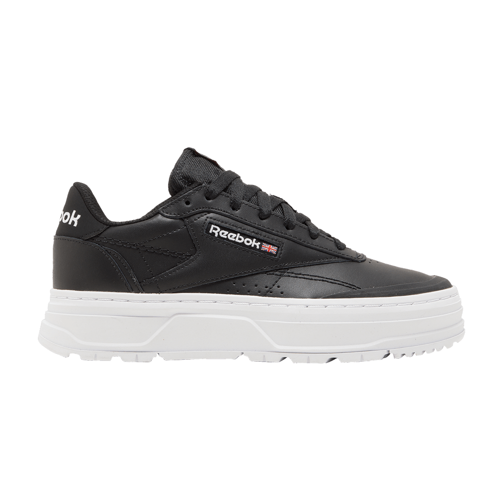 Кроссовки Reebok Wmns Club C Double Geo 'Black White'