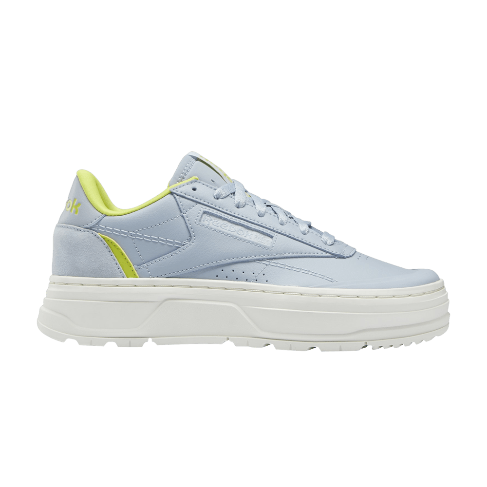 Кроссовки Reebok Wmns Club C Double Geo 'Gable Grey Acid Yellow'