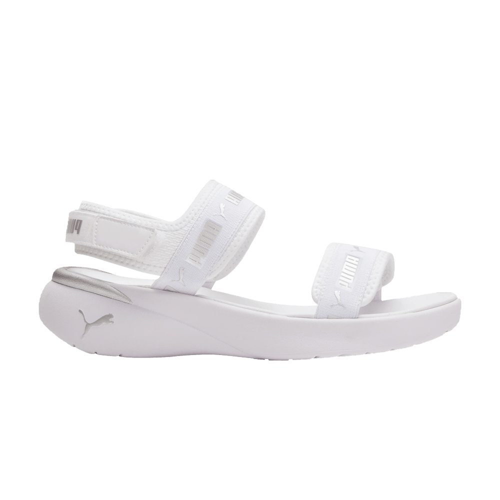 Кроссовки Puma Wmns Sportie Sandal 'White Metallic Silver'